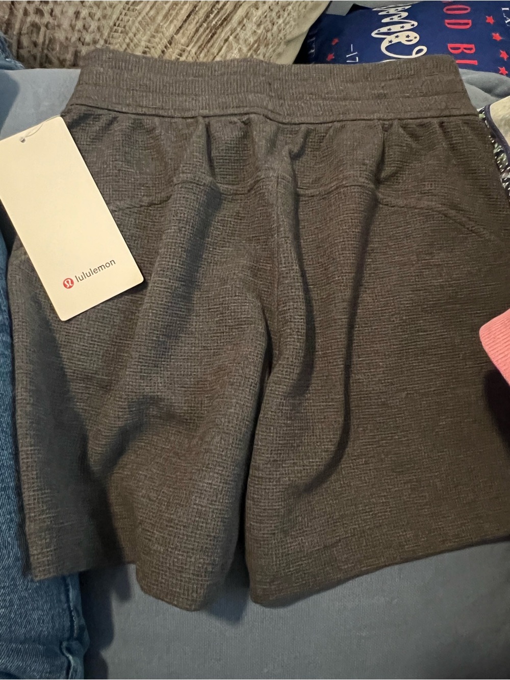 lululemon athletica Charcoal Gray Knit Skort Shorts XXXS